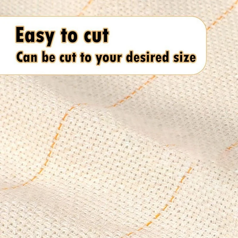 Ткань для тафтинга 98 x 59 дюймов с маркированными линиями ткань Monk перфорационной