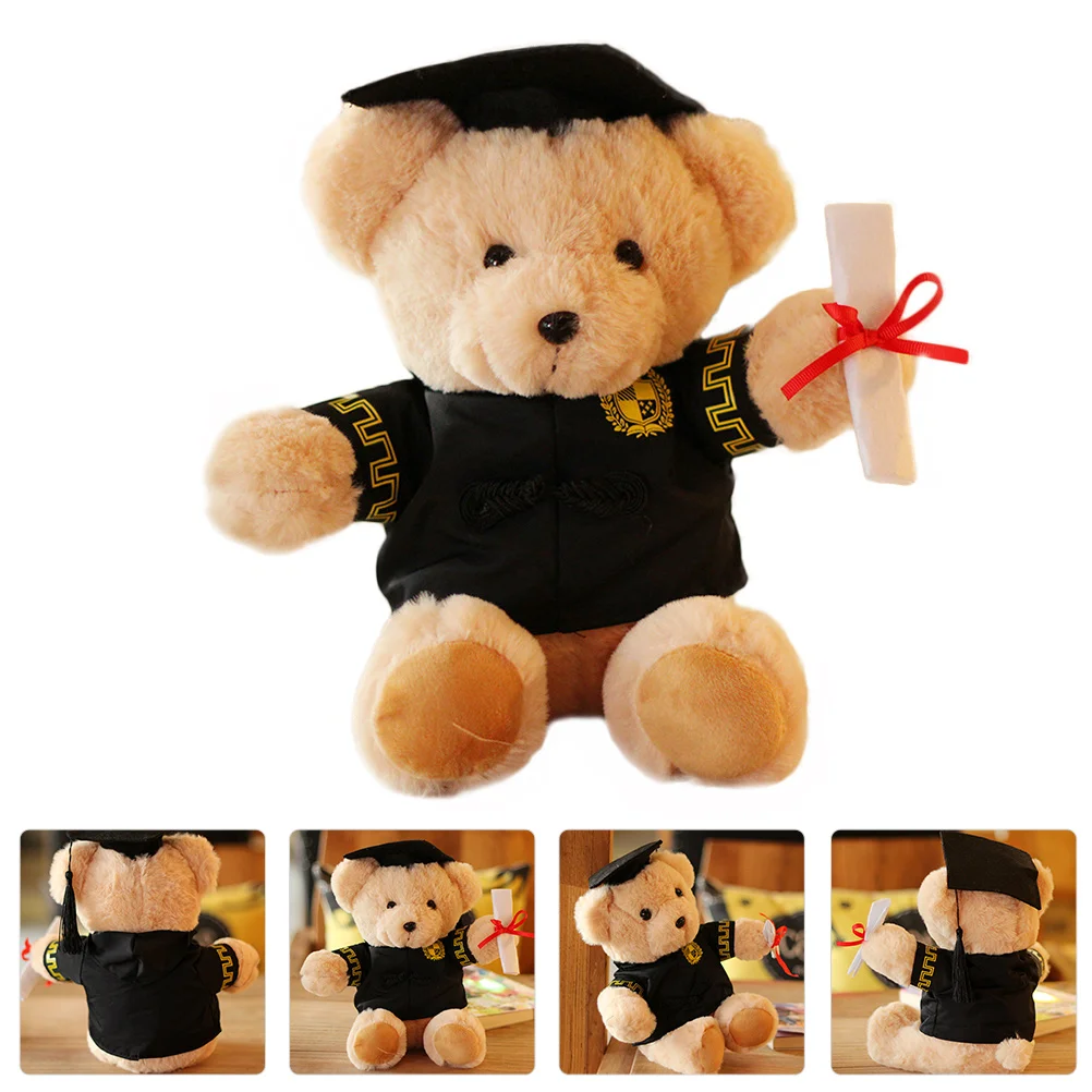 

Graduationplush Animalstuffed 2022Class Giftparty Favor Bearshatgifts 2021 Bigbaby Sleeping New Year Kids Birthday Congrats Grad
