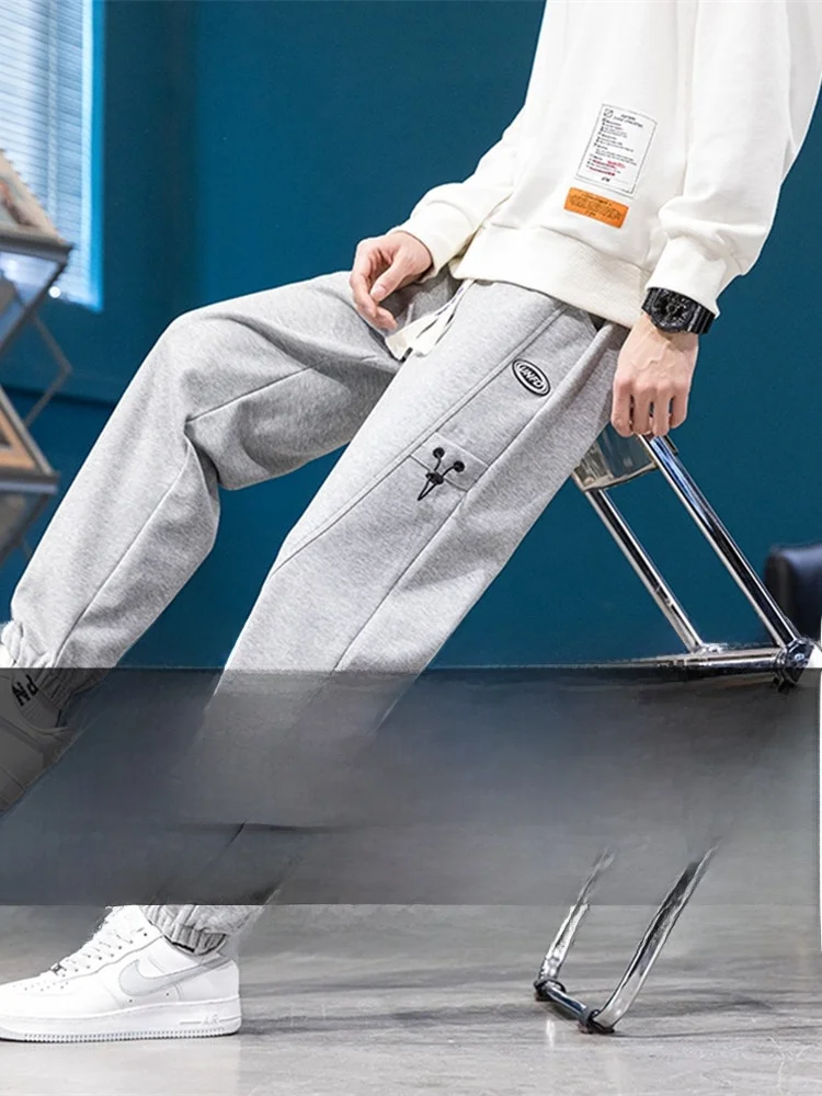 Весенние и осенние длинные брюки для подростков мужские повседневные 3 младших