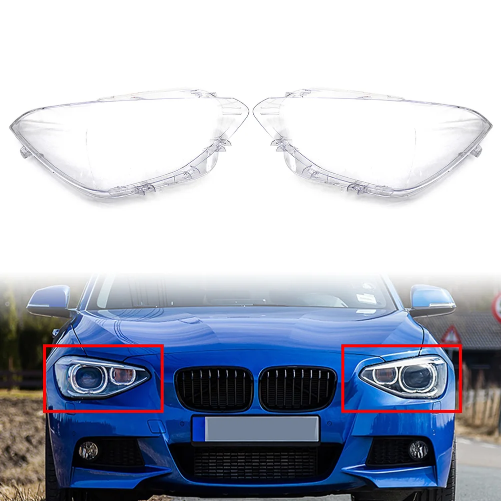 1 пара прозрачных крышек для автомобильных фар абажур BMW серии F20 116i 118i 120i 2012 2013 2014