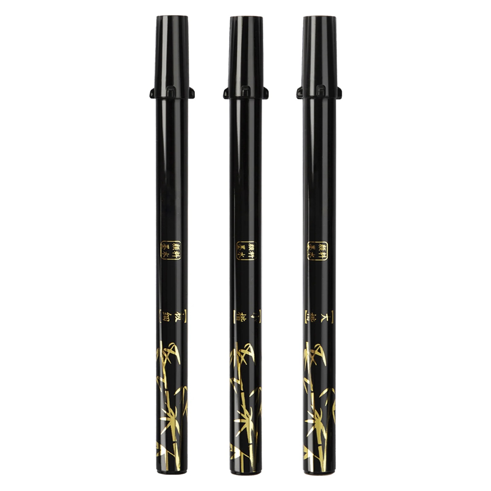 

3pcs Chinese Words Marker Durable Study Practice Student Calligraphy Pen Portable Learning Brush Art Stationery Drawing