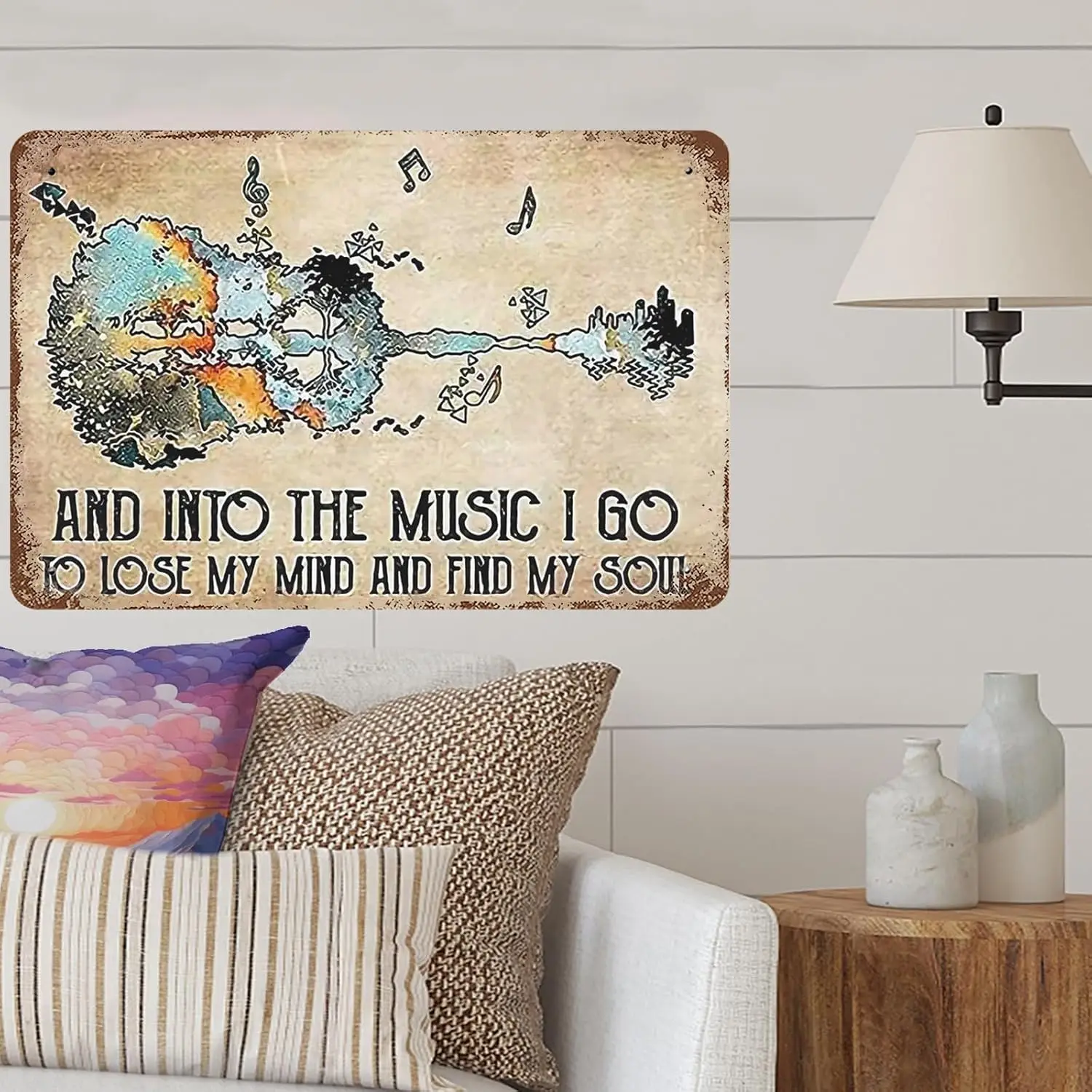 Винтажный металлический жестяной знак 8x12 дюймов новинка декор для музыки уроков