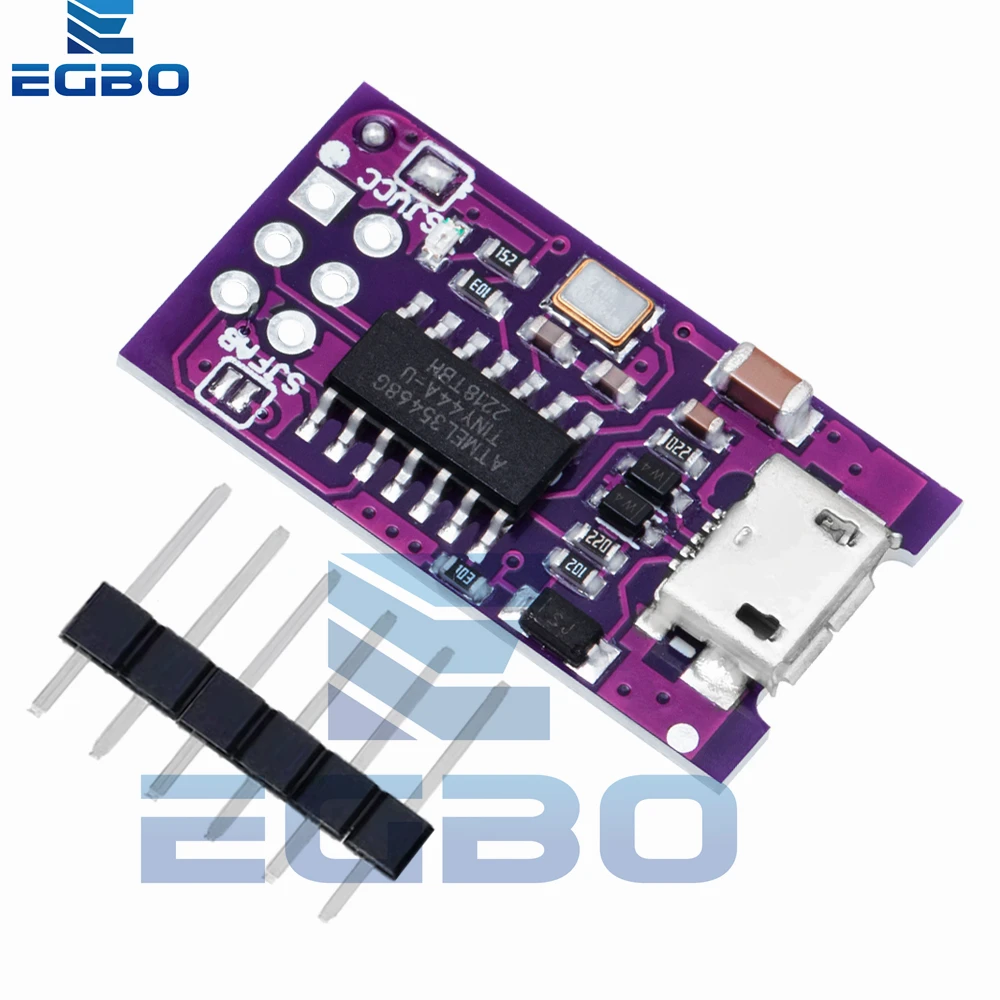 Миниатюрный AVR ISP ATtiny44 ATTiny45 ATTiny85 программатор с микроконтроллером USB btinyisp IDE