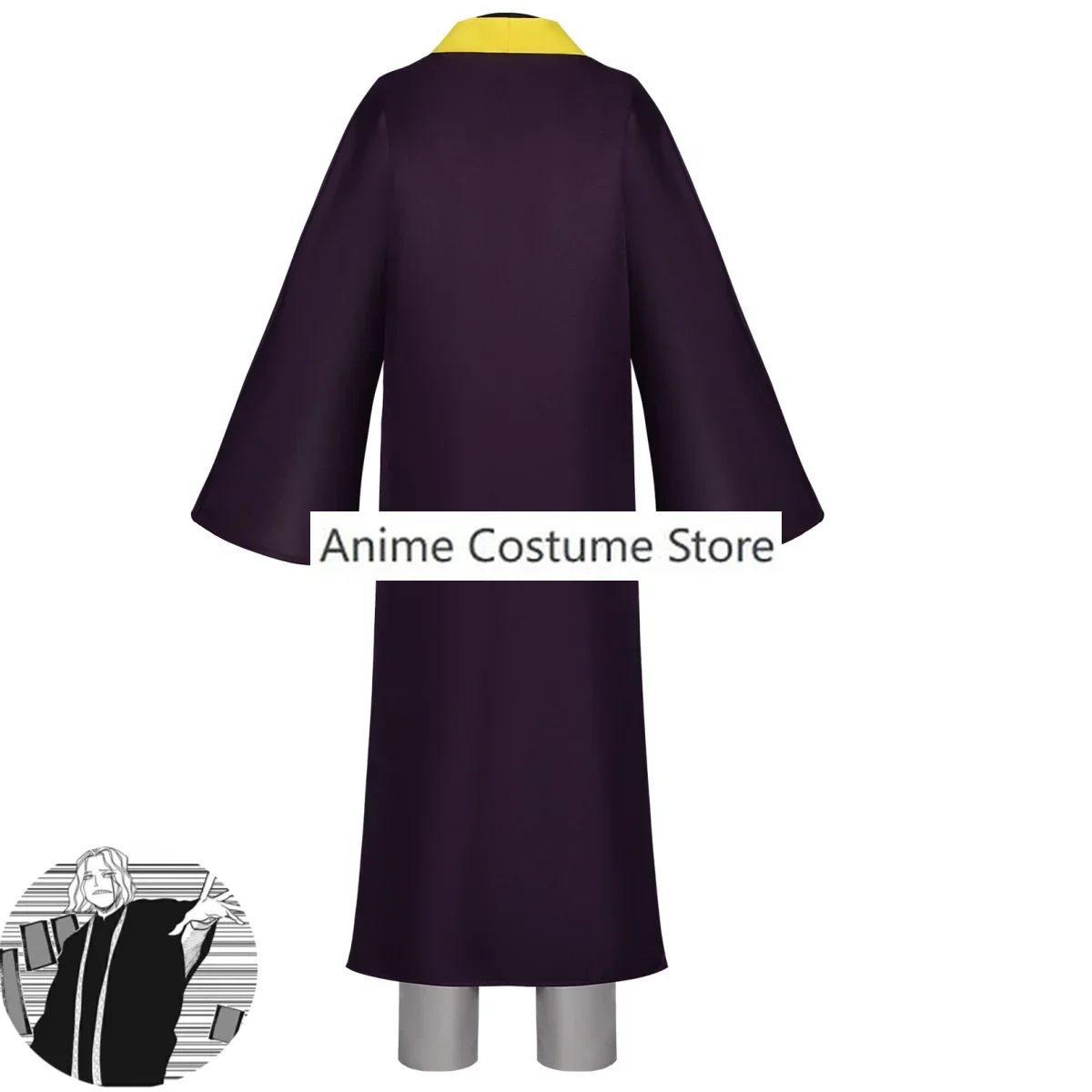 Костюм для косплея Клода рукси из аниме Магия и мышцы черная накидка плащ