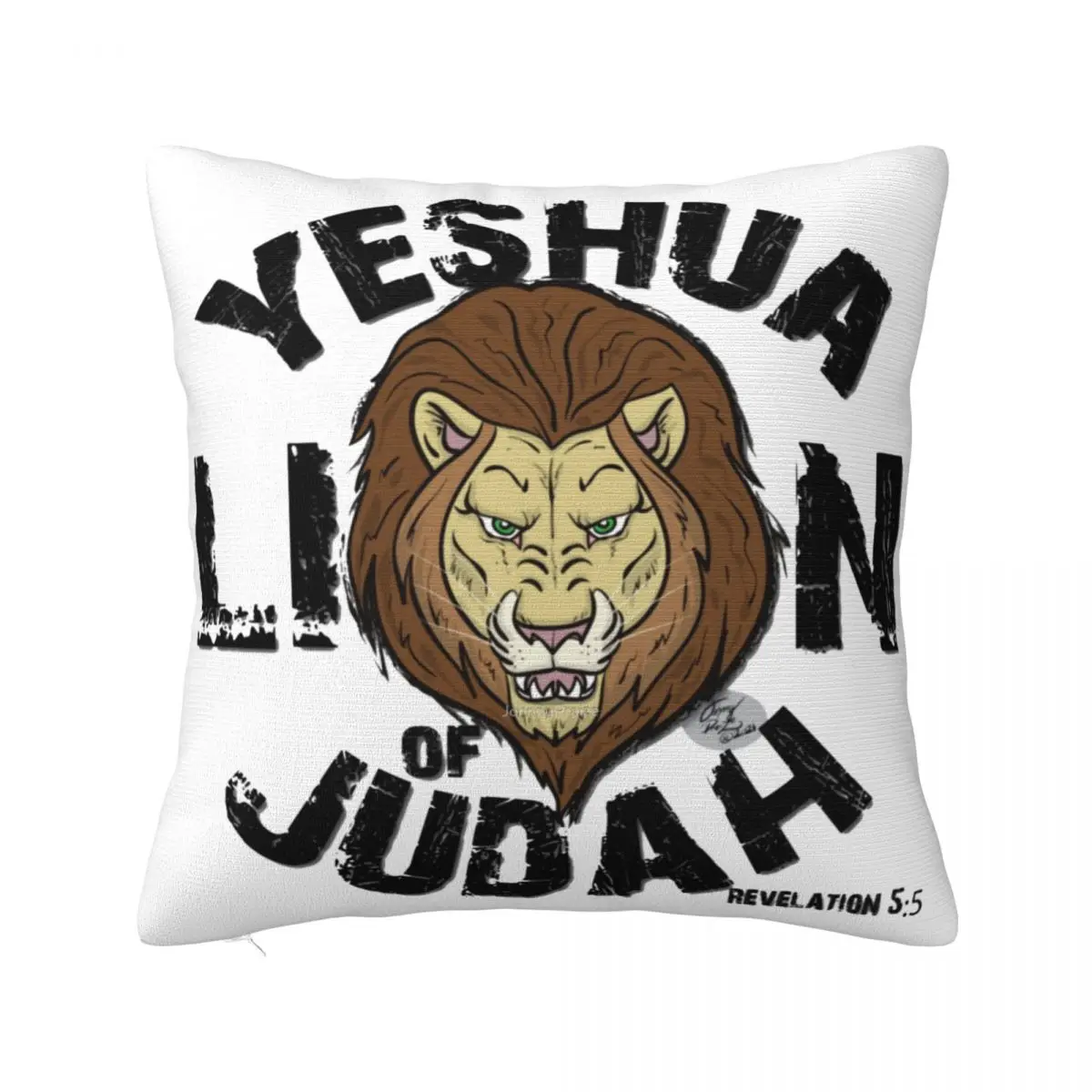 

Pillow Covers Lion Of Judah Yeshua Hamashiach Living Room Jesus The Messiah Throw Pillow Case Cover Square Multiple Sizes