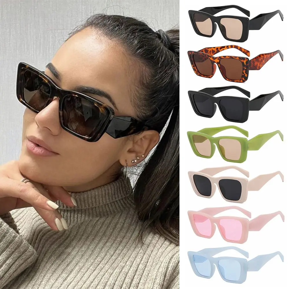 

Vintage UV400 Big Frame Eyewear Trend Glasees Square Sunglasses Female Sun Glasses Women's Sunglasses
