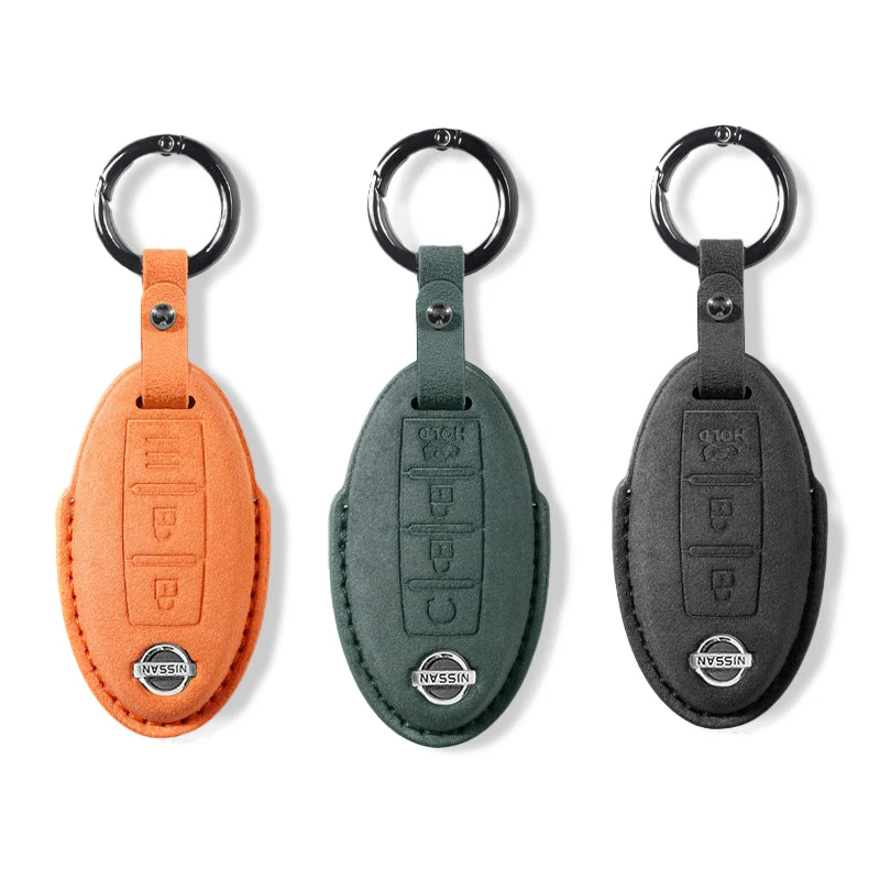 

Чехол для автомобильного ключа Алькантара для Nissan Qashqai X-Trail T31 T32 Juke J10 J11 Tiida Altima Pathfinder Kicks для Infiniti