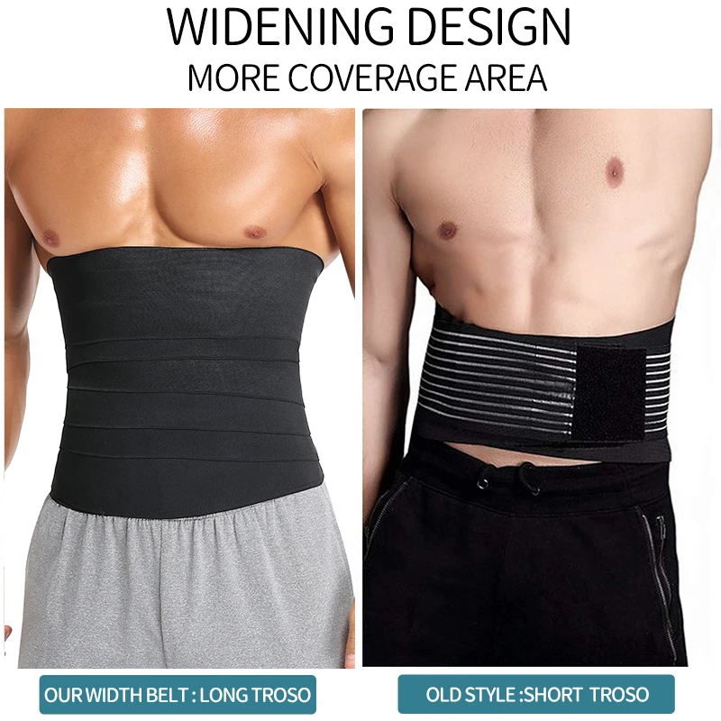 Men Waist Trainer Trimmer Belt Body Shaper Sheath Snatch Me Up Bandage Abdomen Reducer Wrap Corset Top Male Belly Stretch Bands