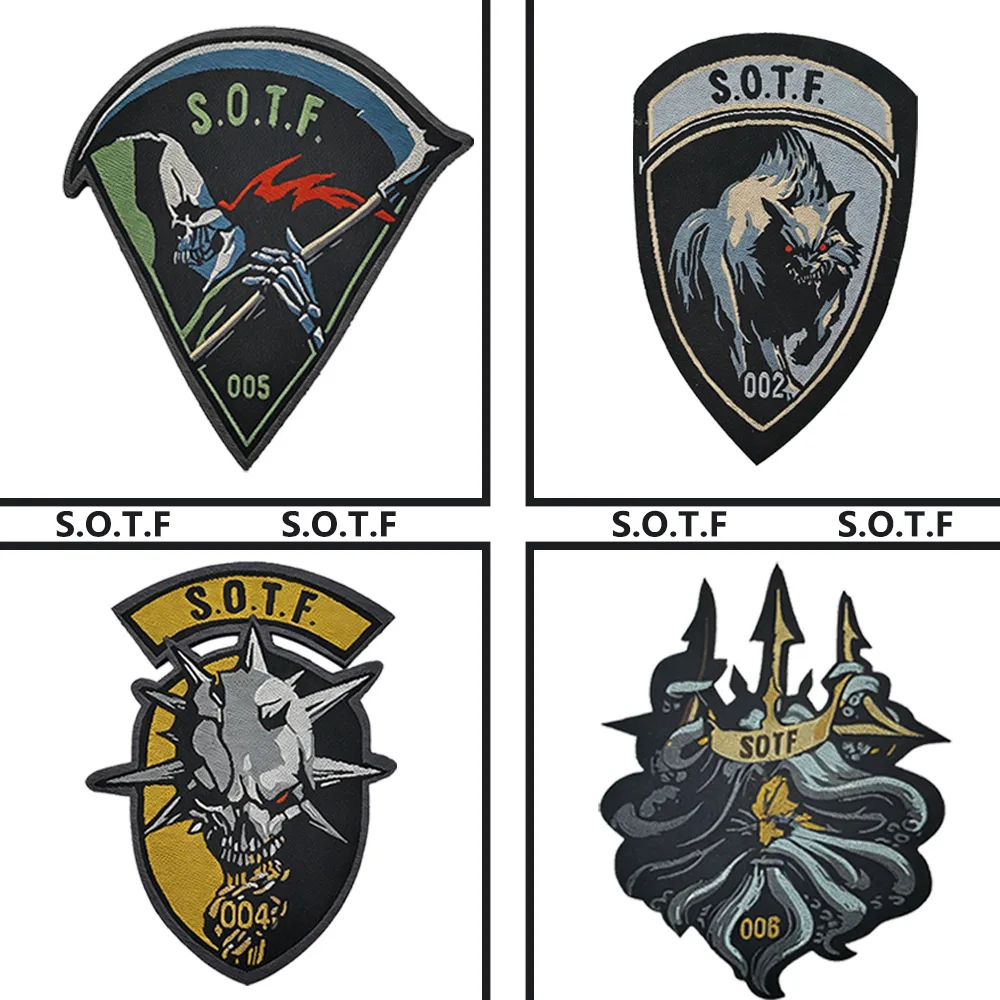Фото Нашивки-патчи COD SOTF на липучке для одежды, военные нашивки, для самостоятельного изготовления, для рюкзаков, сумок, головных уборов, декоративные, для ремонта, шитья, аппликации №4