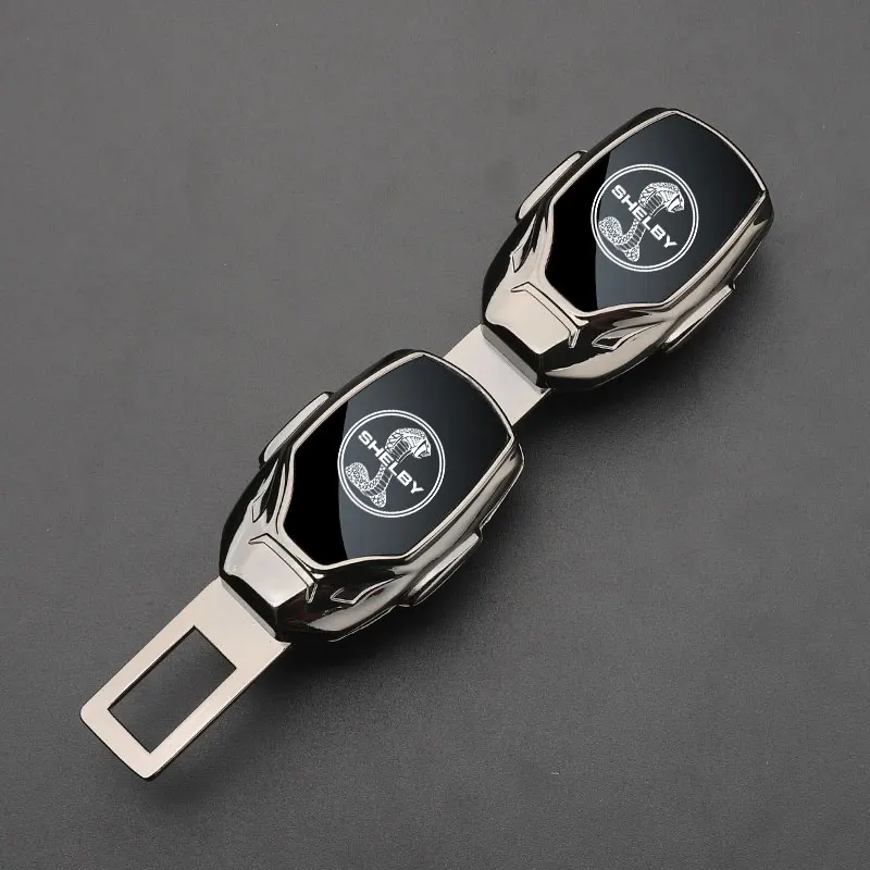 

Car Seat Safety Belt Buckle Clip Extender Seat Belt Alert Silencer For Ford Mustang SHELBY gt Mondeo MK GT 350 500 Focus car