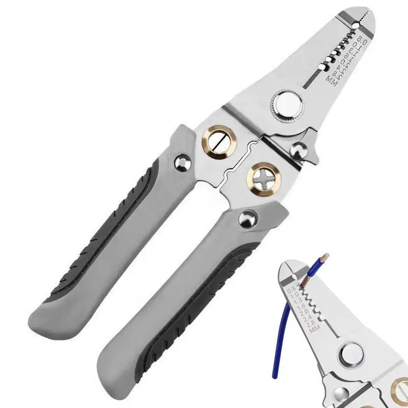 

Wire Cutter Crimper Multi-Purpose Wire Stripping Tool Wire Cutter Stripping Tool For Electricians Craftsman Handling Tool Wire