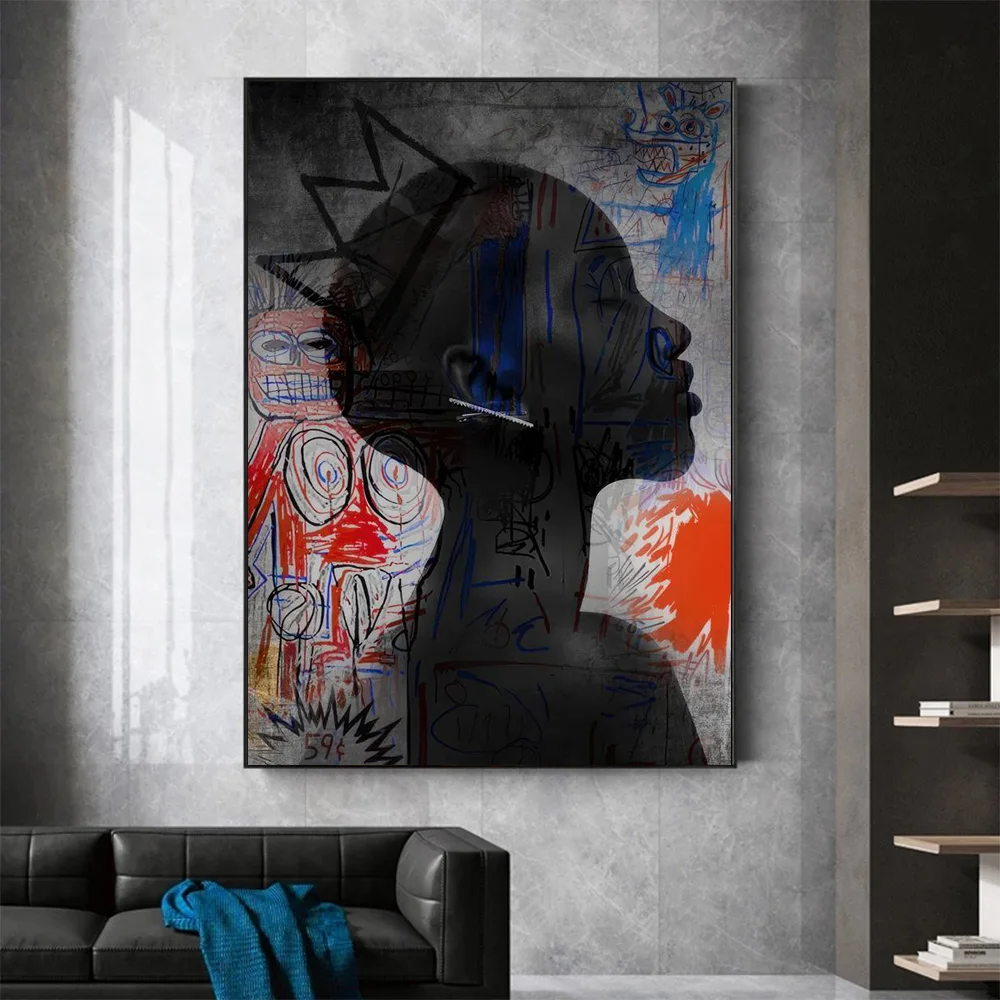 Рисунок 2 - Граффити Корона черная женщина