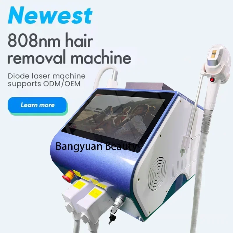 2024 Портативный 2 в 1 808 диодный лазер для постоянного безболезненного удаления