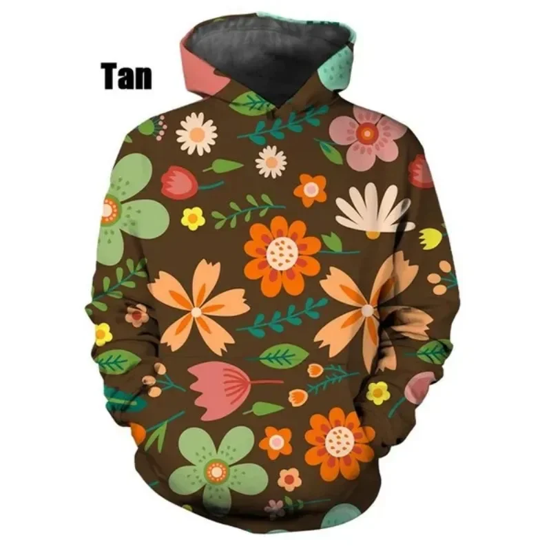 Рисунок 3 - Худи с красочным цветочным 3D принтом