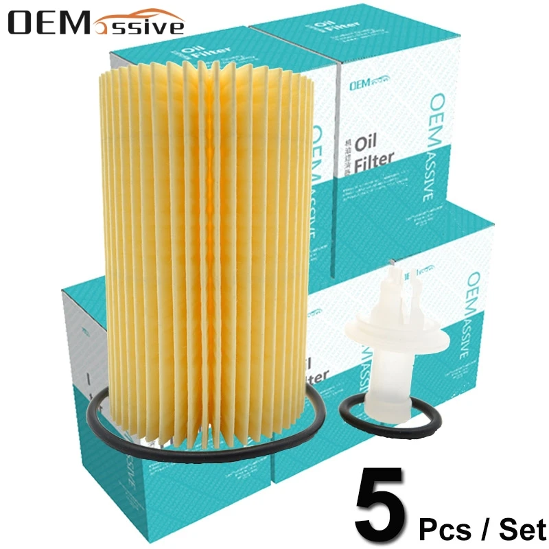 

Масляные фильтры Five (5 шт.) для Toyota Land Cruiser Sequoia/Lexus LX570 2008-2018/Tundra 2007-2018 автомобильный фильтр 04152YZZA4