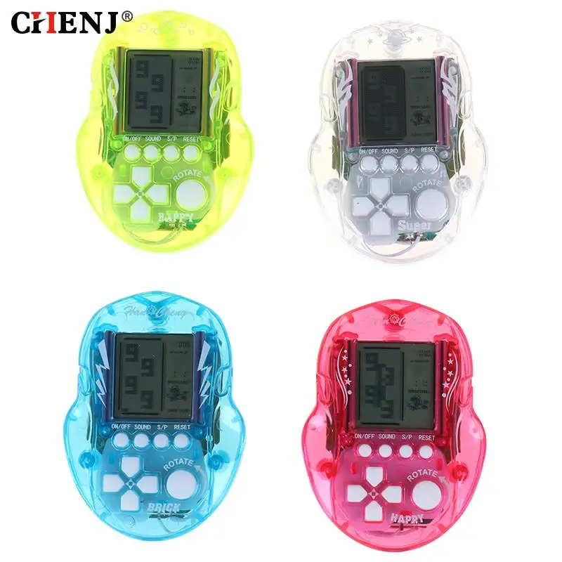 Mini Tetris Game Player Portable Console Digital Pocket Handheld For Children | Электроника