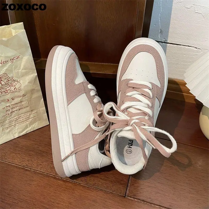 

Platform Sports Shoes Flat Female Sneakers Fashion Women Tennis Shoes Spring Children Casual Vulcanize Shoes Sneakers For Girl