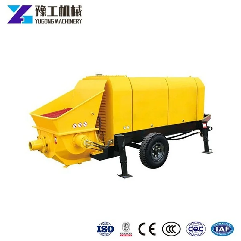Portable Concrete Mixer and Pump Mobile with |