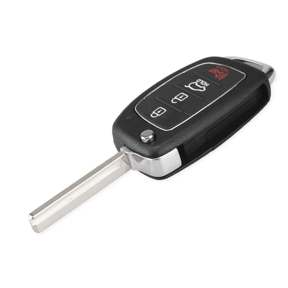 Фото Брелок для автомобиля KEYYOU, для Hyundai Solaris ix35 ix45 ELANTRA Santa Fe New Verna 3/4 №4