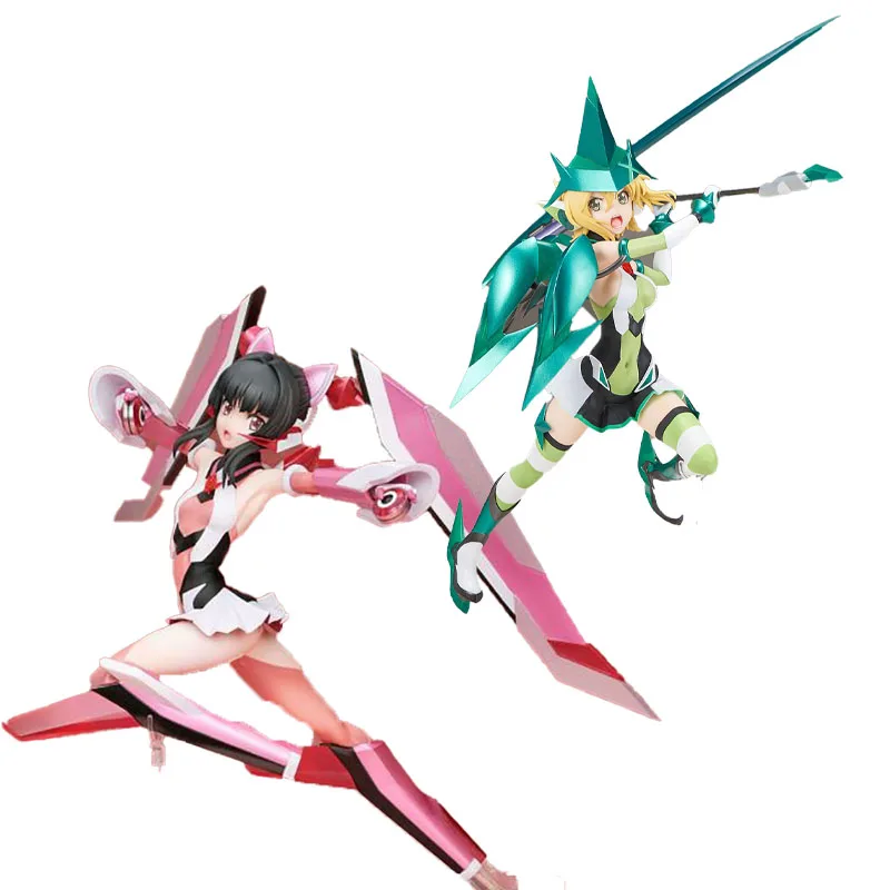 

Original Genuine WING HOBBY STOCK Tsukuyomi Shirabe Akatsuki Kirika SYMPHOGEAR GX PVC Action Anime Figure Model Toys Doll Gift