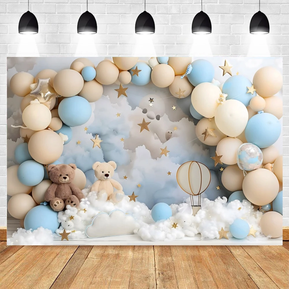 Фон для фотосъемки с изображением медведя