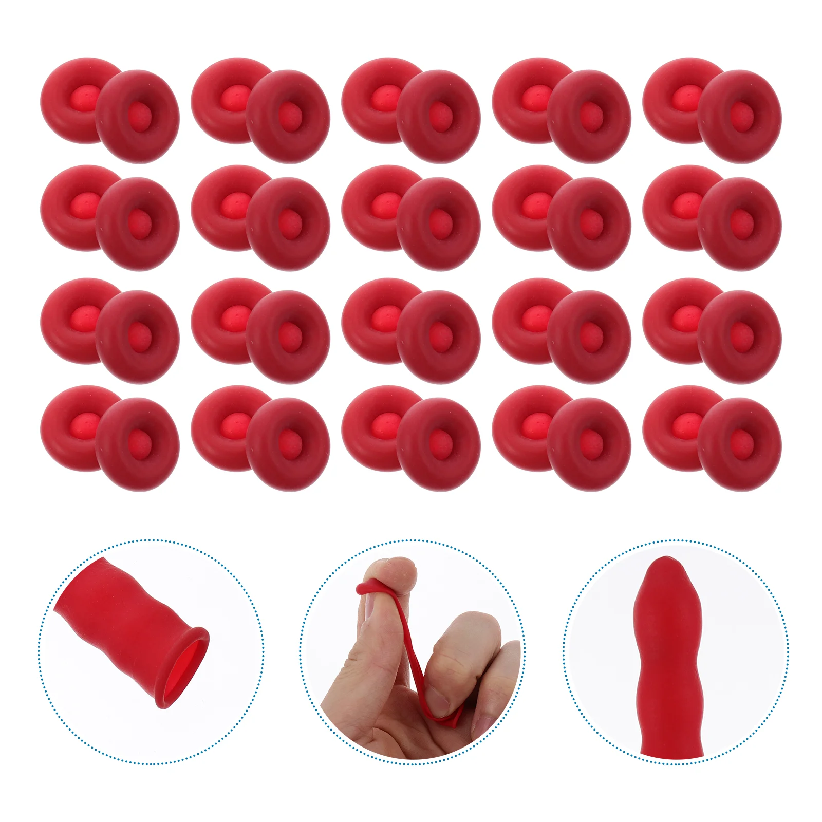 

50 Pcs Glass Glue Tip Sealing Leakproof Cover Glue Nozzle Protective Cover