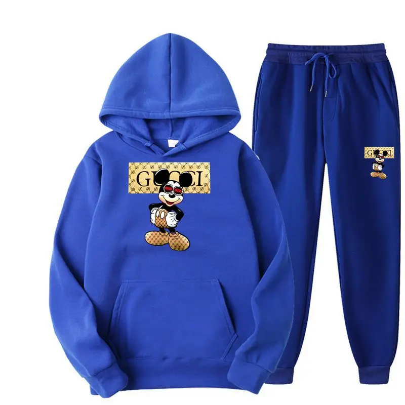 

2023 Autumn and Winter New Hoodie Set High-quality brand hoodie+casual jogging pants Women's sweater set brand sweater