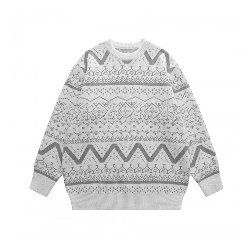 

Детский жаккардовый вязаный свитер NIGO с круглым вырезом # nigo31574