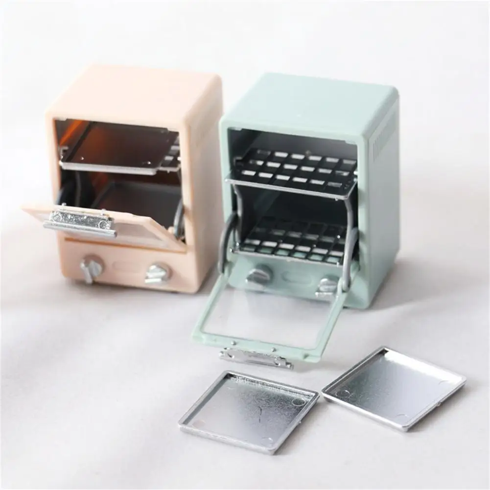 

Высококачественная Изысканная прозрачная миниатюрная кукольная печь для кукольного домика миниатюрная микроволновая печь кукольный доми...