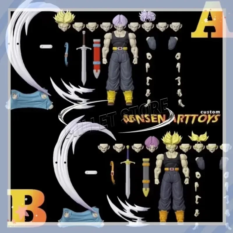 Фото Фигурка Tonsen Arttoys Kamione Dragon Ball Z Super Saiyan SSJ SSJ2 Транкс 05a 05b для Tonsenarttoys №3