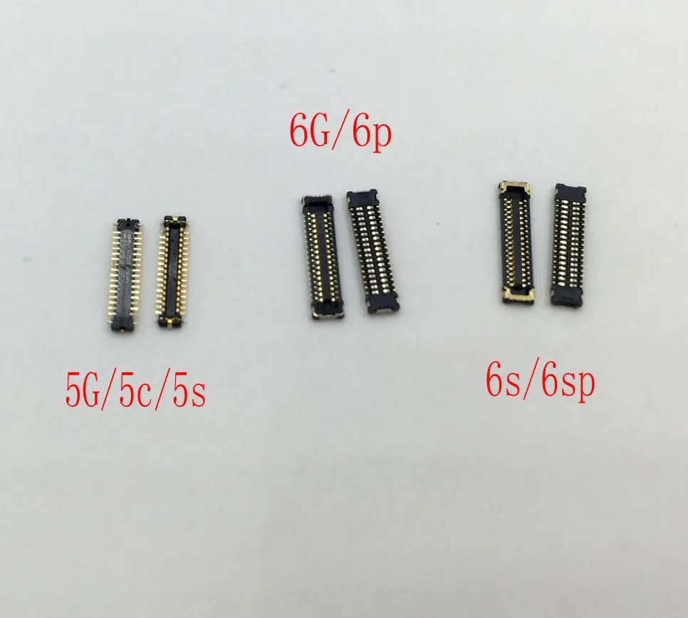 

5pcs/Lot Rear Back Camera Flex Cable FPC Plug Connector ON Main Board Motherboard For iPhone 5 5s 5c 6 6S 7g Plus