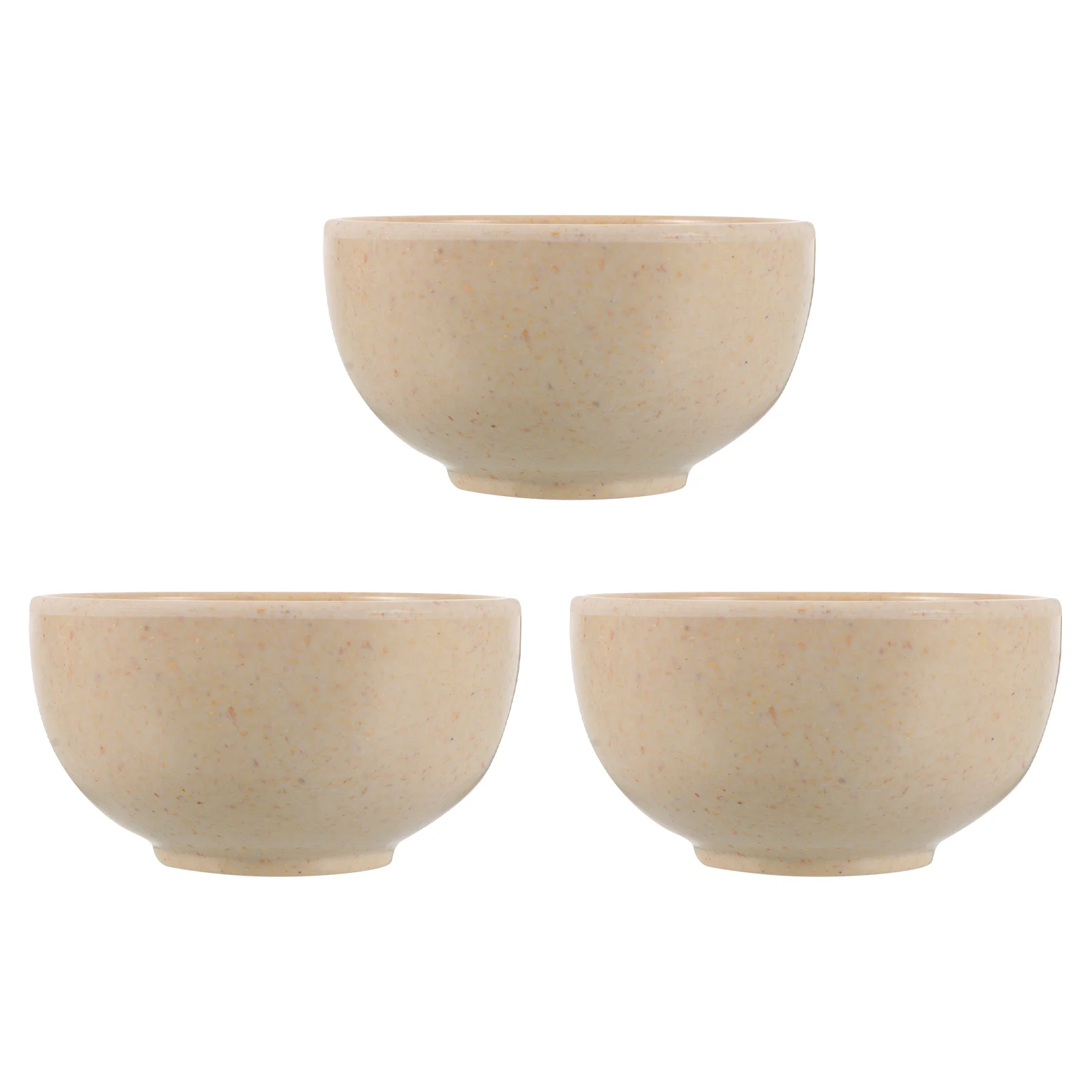 

3 Pcs Kitchen Wooden Bowl Model Kitchen Wooden Bowl Kids Role-playing