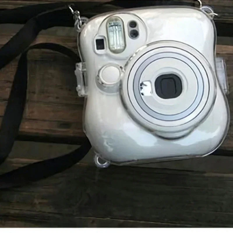 Чехол для камеры Fujifilm Instax Mini 25/26 прозрачный защитный чехол с кристаллами