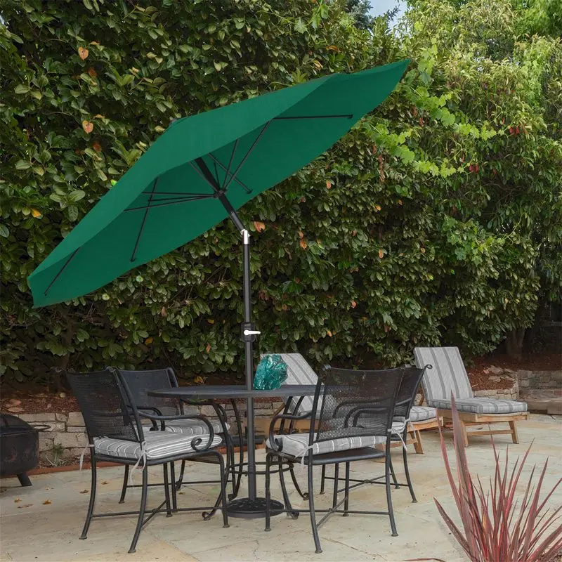 

10-Foot Auto Tilt Patio Umbrella, Green
