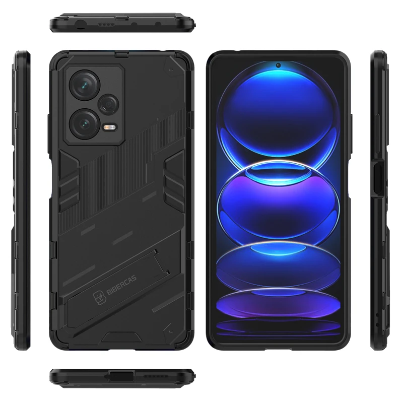 Holder Case For Xiaomi Redmi Note 12 Pro Plus Cover For Redmi Note 12 Pro Plus Kickstand Shockproof Cover Redmi Note 12 Pro Plus