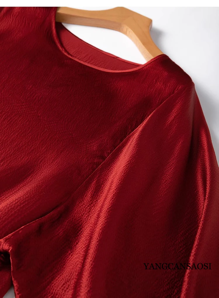 Свободная посадка из 100% натурального шелка шелковицы с жемчугом и круглым