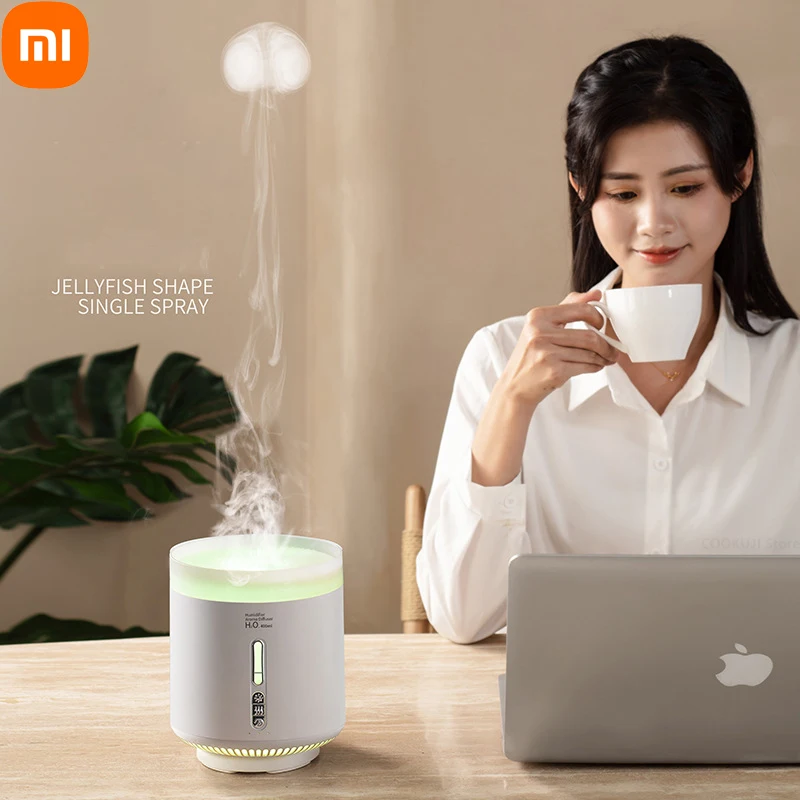 

Xiaomi Electric Jellyfish Air Humidifier USB Ultrasonic Aromatherapy Diffuser Night Light Mist Sprayer Home Office Freshener