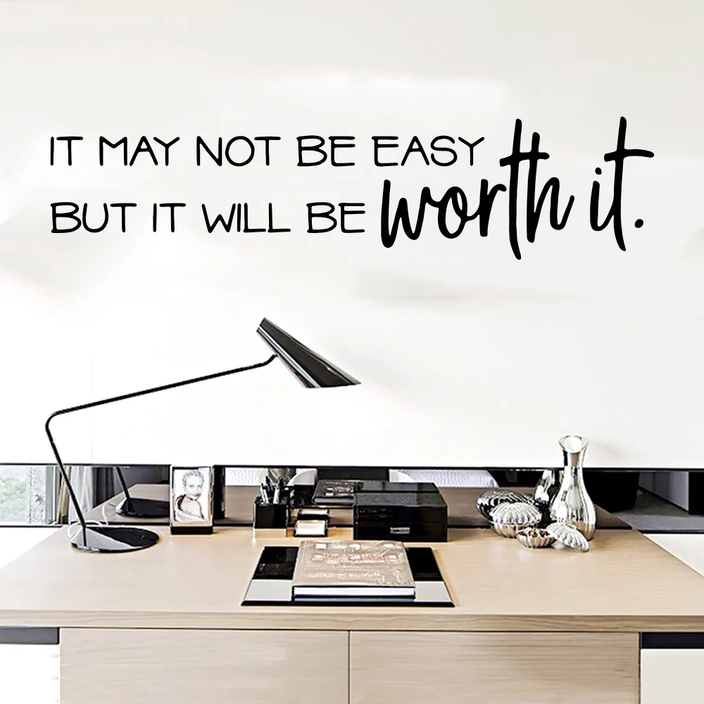 Французская вдохновляющая цитата Настенная Наклейка для детской комнаты