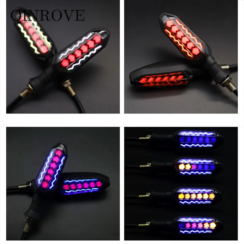 Сигнал поворота для мотоцикла со светодиодной стробоскопической лампой