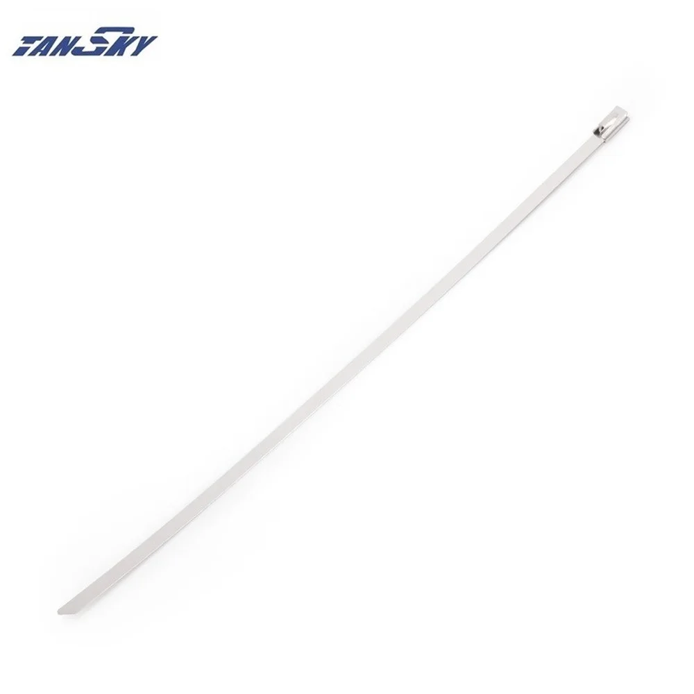 100x Металлические Кабельные стяжки из нержавеющей стали ремни на молнии