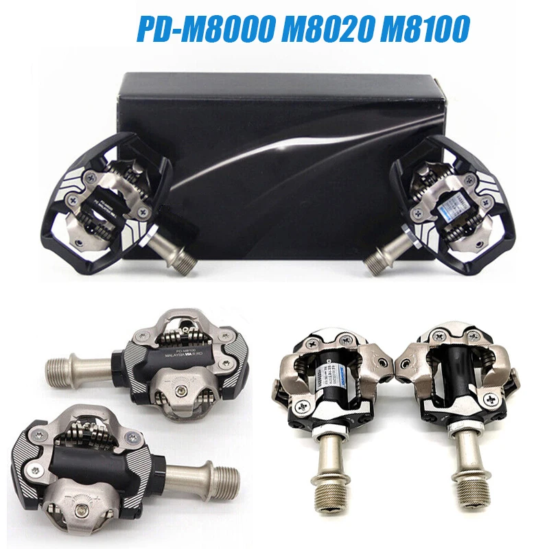 Original PD-M8100 M8020 M8000 Pedals S PD Clipless Mtb Pedals Mountain Bike Self-locking Pedal with SM-SH51 Cleats Bicycle Part