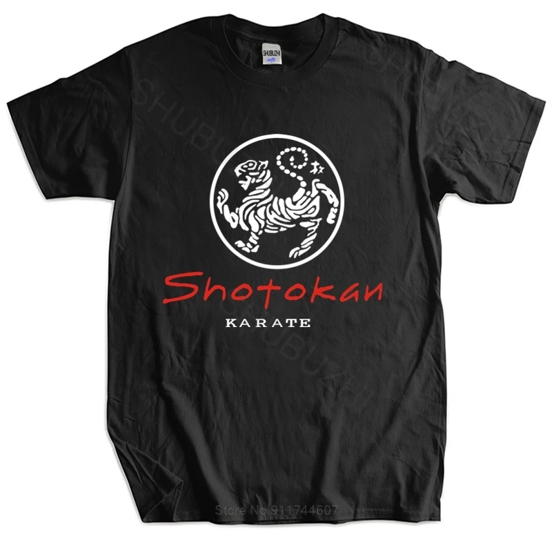 

New t shirt black tops for men New JAPAN SHOTOKAN KARATE SYMBOL Men's Black T-Shirt Size cotton tshirt for boys
