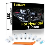 13pcs interior led light kit for hyundai tucson 2016 2017 2018 2019 2020 2021 2022 canbus vehicle bulb map dome no error