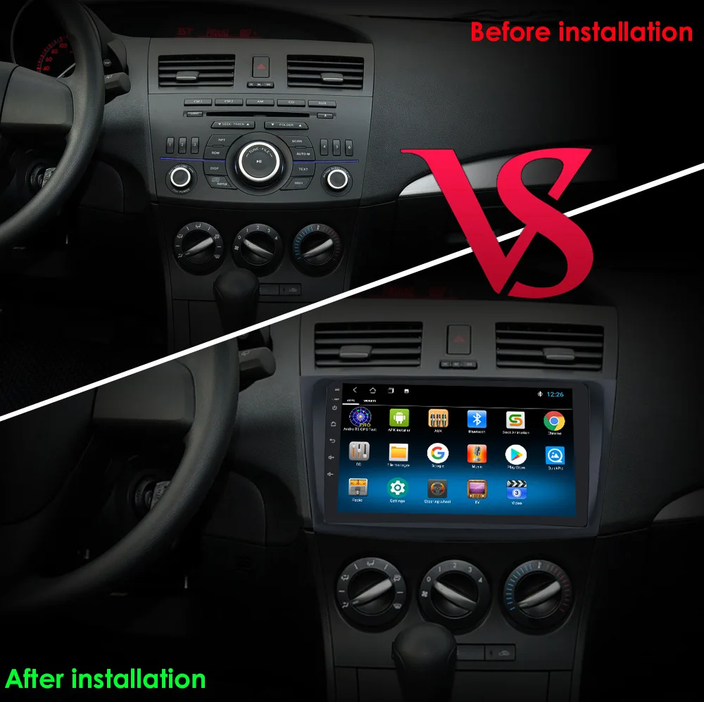 Автомагнитола 2 din для Mazda 3 2004-2013 maxx axela android 10 автомобильное радио стерео GPS Carplay Wi-Fi