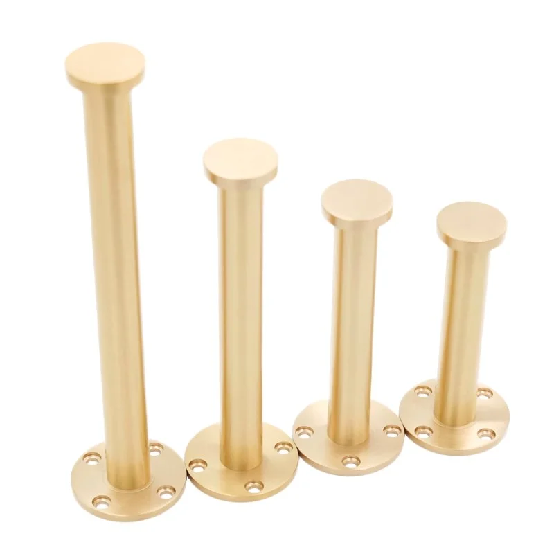 

4PCS/Lot Brass Furniture Legs, 11cm, 13cm, 16cm, 21cm High, TV Cabinet Heightened Legs Tea Table Replacement Legs for Cabinet