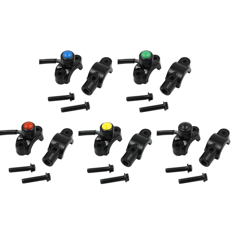 

Motorcycle Switch On Off Handlebar Mount Push Button Fog Spot Light LED Headlamp 918B