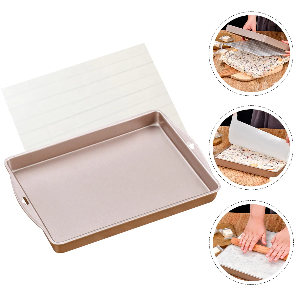 

Nougat Mold Silicone Molds Chocolate Baking Tools Set Tray Pastry Supplies Stainless Steel DIY Board Making