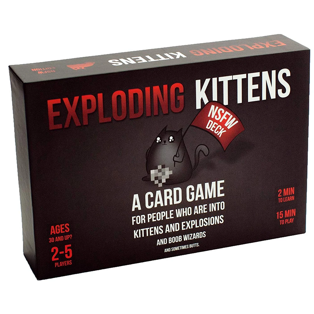 Настольные игры для взрослых NSFW Edition Kitten Original семейвечерние партия стратегия