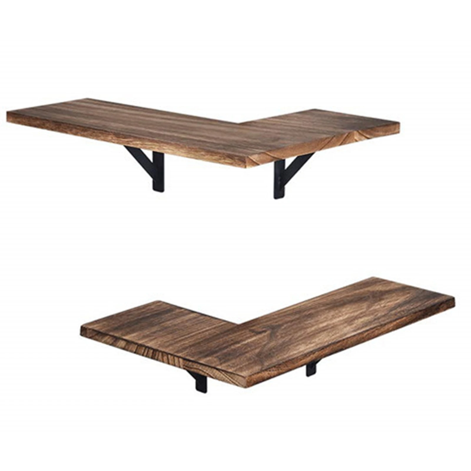 

2 Pack Corner Wall Shelves Rustic Wood Corner Floating Shelves For Bedroom Living Room Bathroom Kitchen Corner Rack