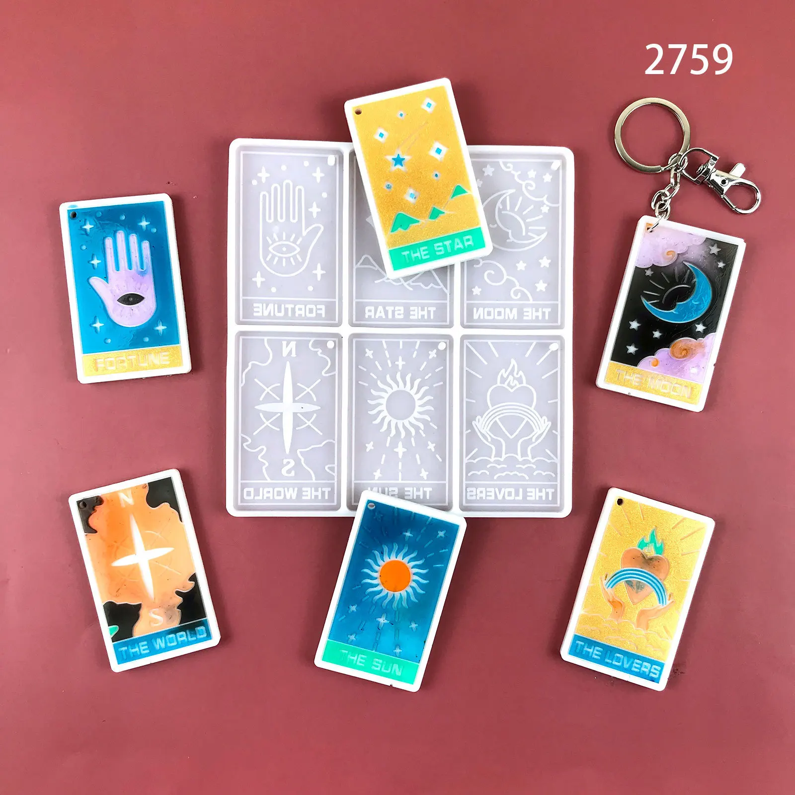 

Сделай Сам, цепочка для ключей, кристалл, капля, клей, форма, квадратный, солнце, луна, брелок, подвеска, украшение, силиконовая форма